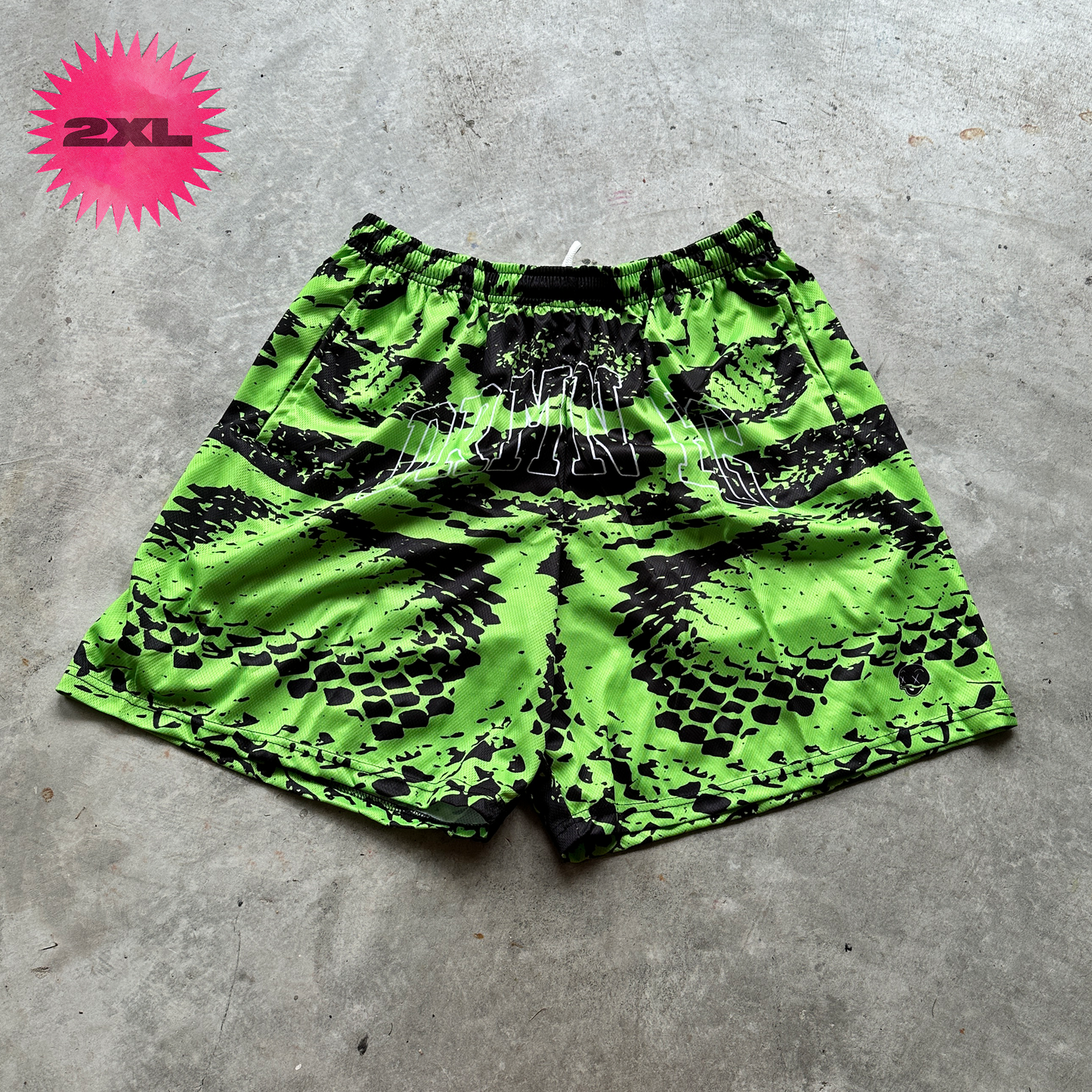DRMN BG Snakeskin Mesh Short