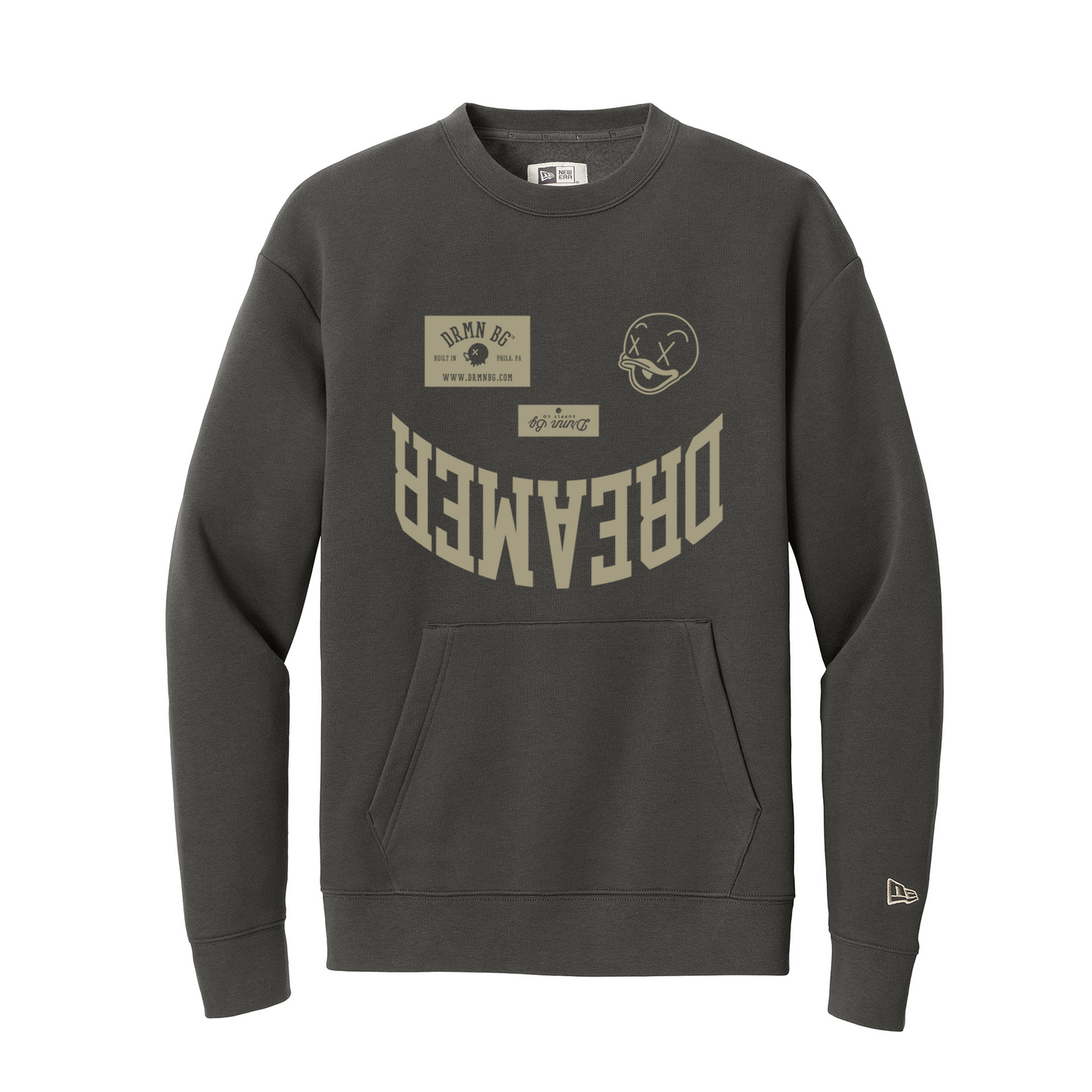Smile New Era ® Heritage Fleece Pocket Crew
