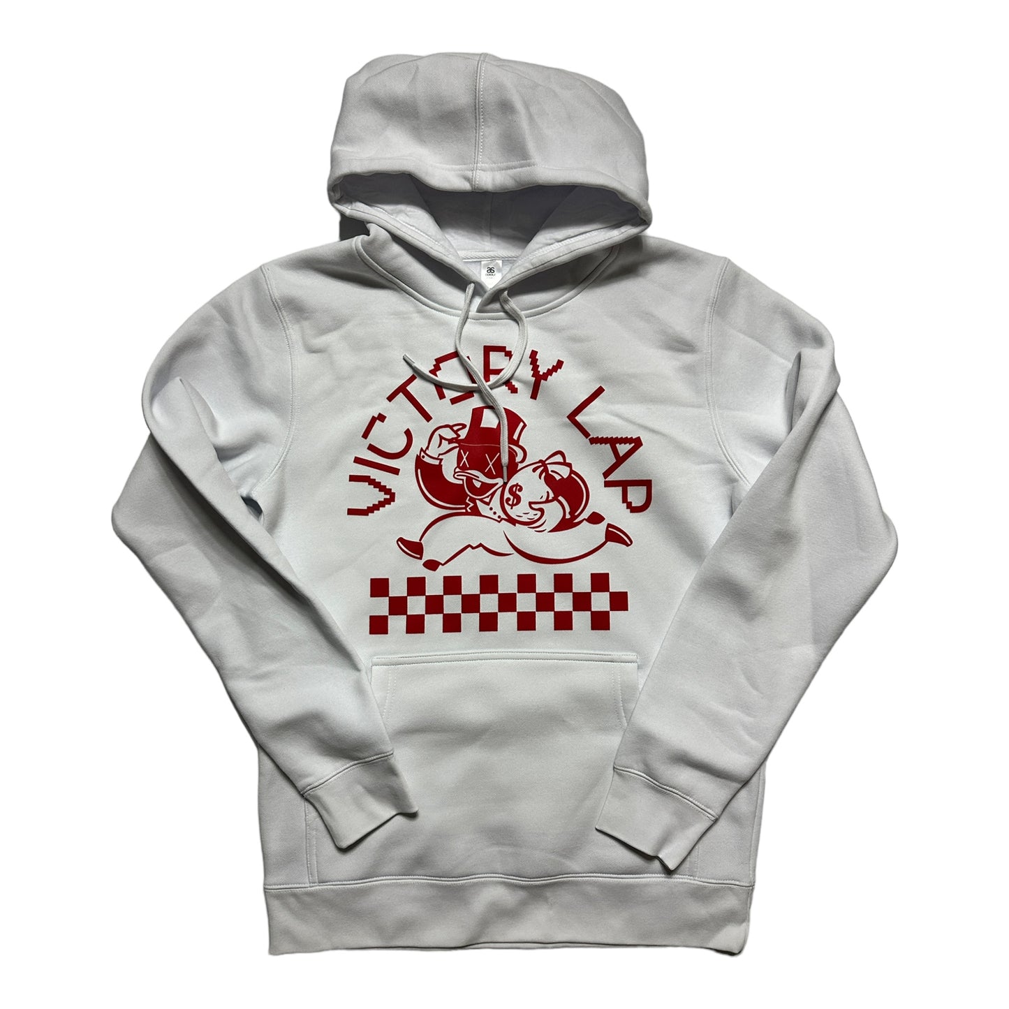 Victory Lap - White Hoodie - S