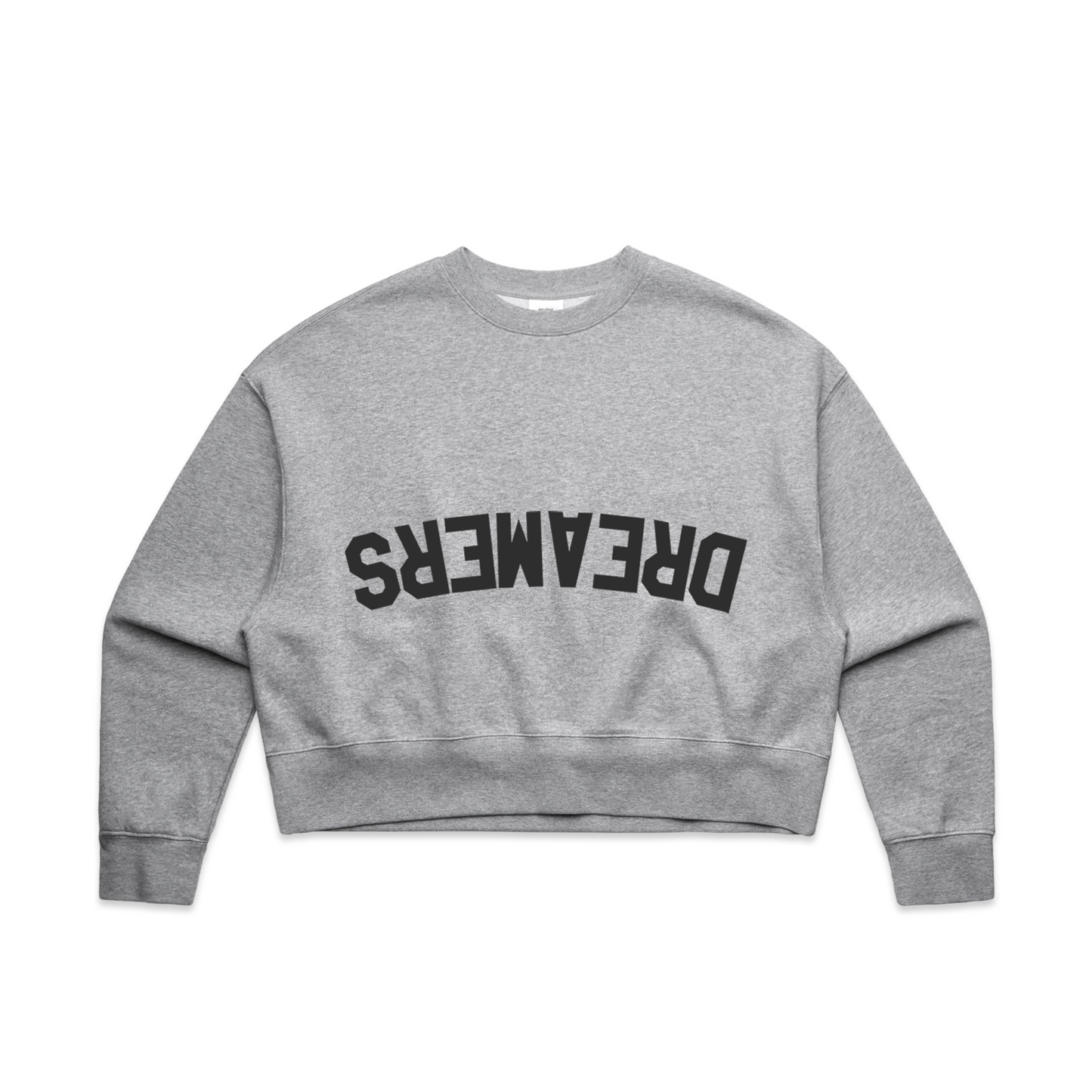SREMAERD Cropped Oversized Crew