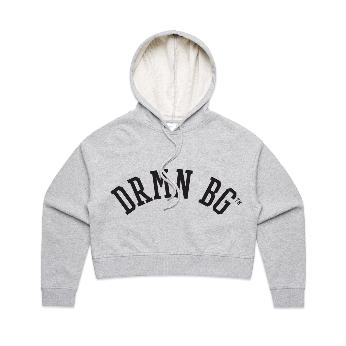 Statement Cropped Hoodie