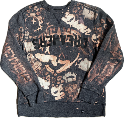 Daily Drop #279 - SREMAERD Hand Distressed New Era Crewneck - 1 of 1