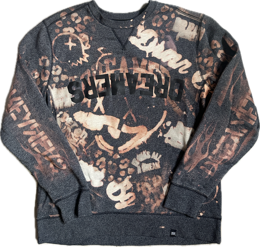 Daily Drop #279 - SREMAERD Hand Distressed New Era Crewneck - 1 of 1