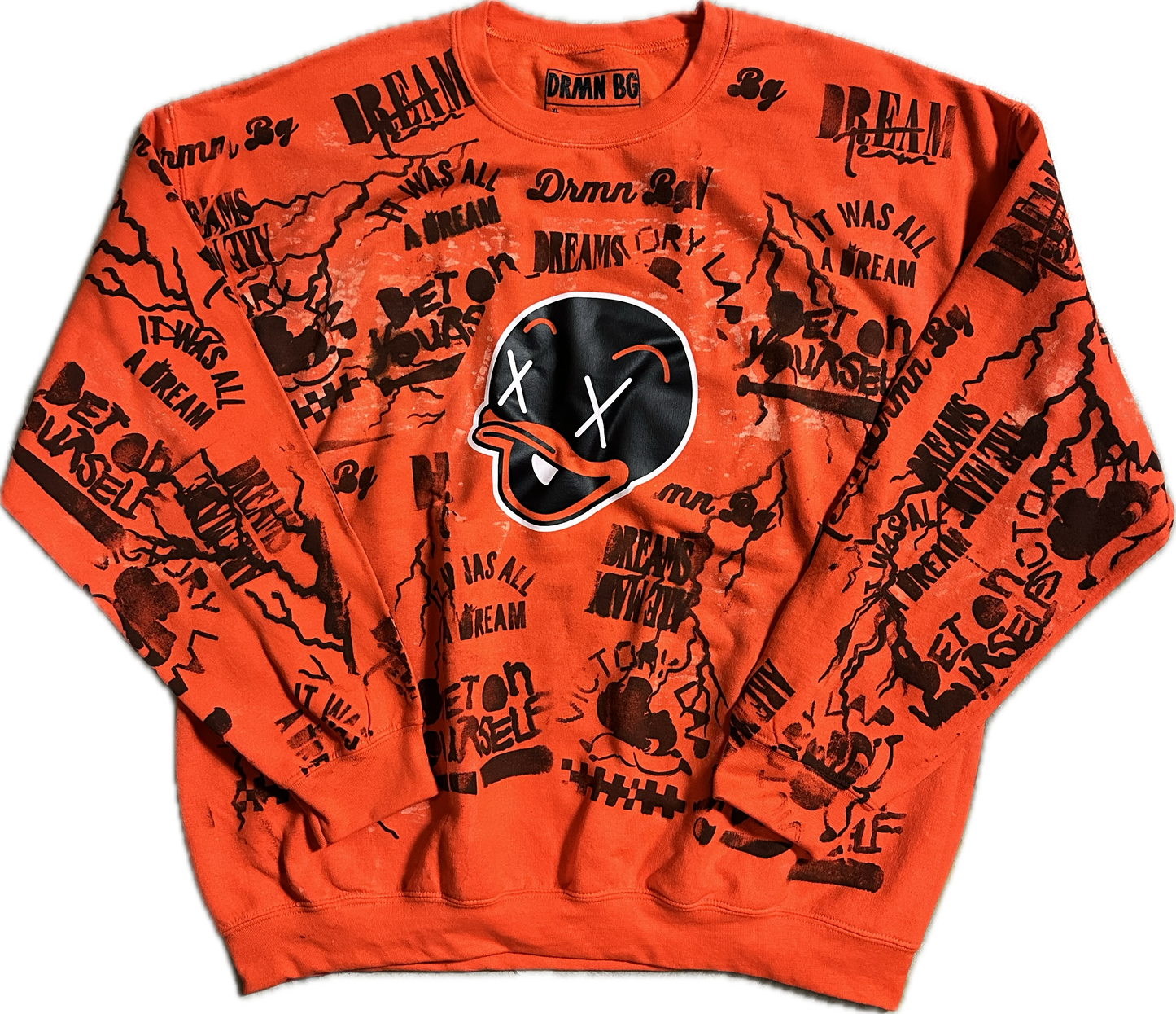 Daily Drop #271 - Savvy Face Hand Painted Crewneck - 1 of 1