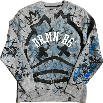 Daily Drop #276 - DRMN BG Hand Painted New Era Crewneck - 1 of 1