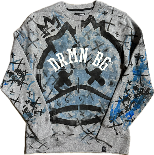 Daily Drop #276 - DRMN BG Hand Painted New Era Crewneck - 1 of 1