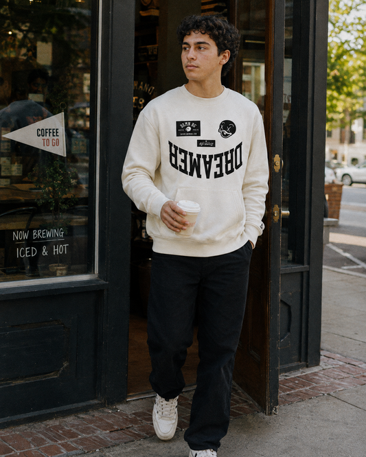 Smile New Era ® Heritage Fleece Pocket Crew