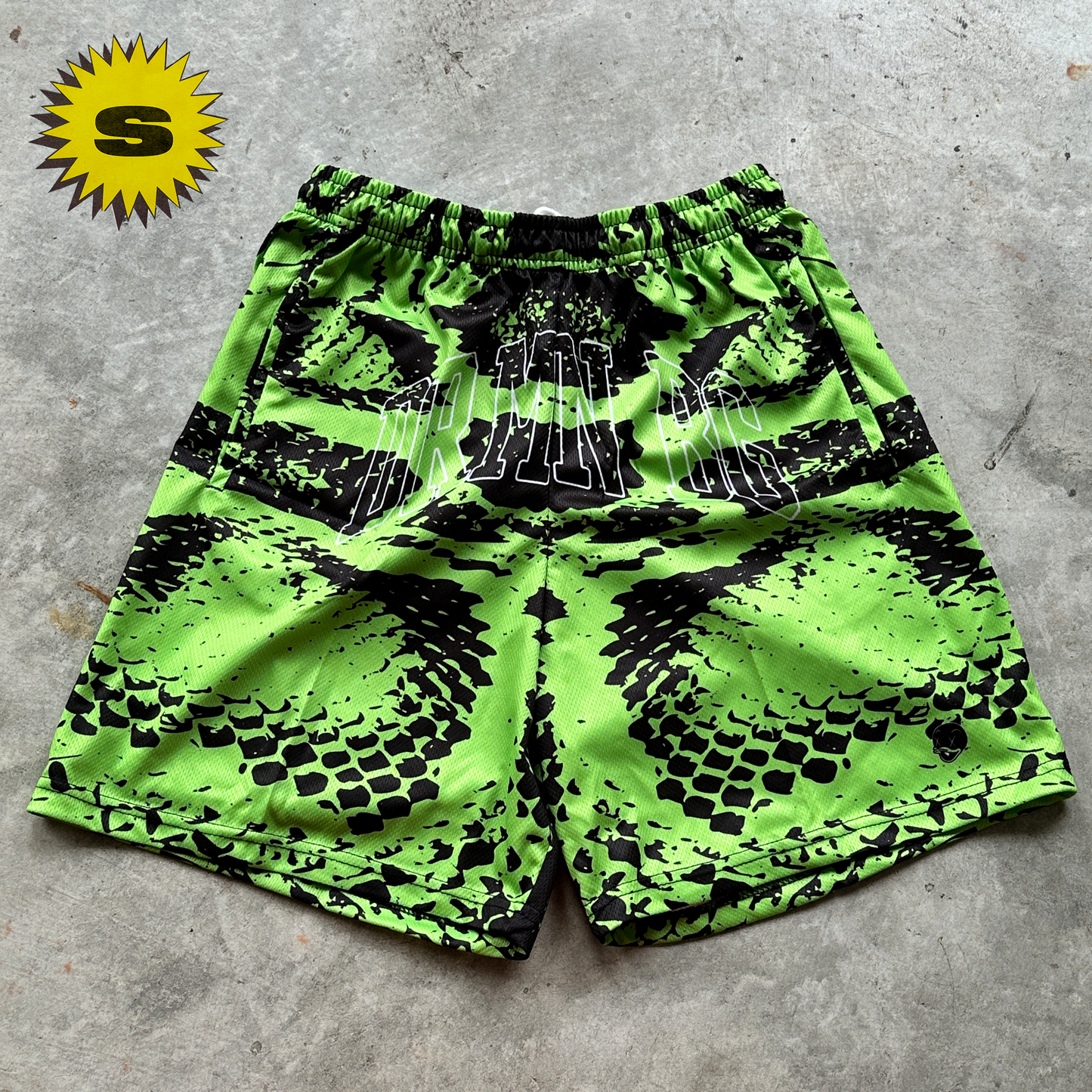 DRMN BG Snakeskin Mesh Short