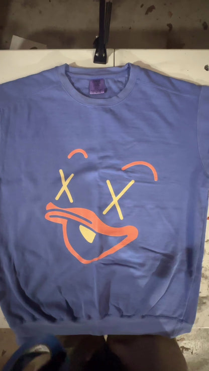 Daily Drop #270 - Savvy Face Hand Painted Crewneck - 1 of 1